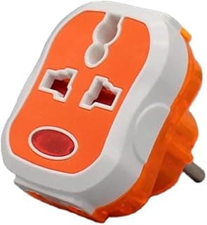 Triple plug + 2-outlet joint - multiple random colors