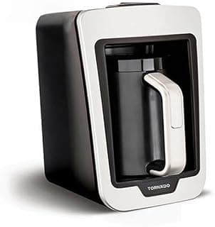 TORNADO Automatic Turkish Coffee Maker 330ml White X Black TCME-100 W