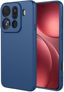 جراب لهاتف OPPO Find X9 Pro 5G، سيليكون سائل فائق النحافة، ممتص صدمات TPU، غطاء حماية ضد الصدمات (أزرق)