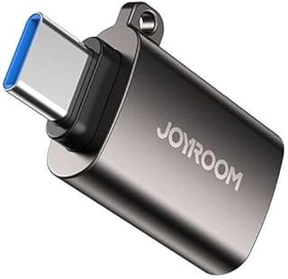 محول OTG نوع USB سي بتقنية او تي جي (ذكر) - USB نوع C (انثى) للابتوب والجوال - أسود