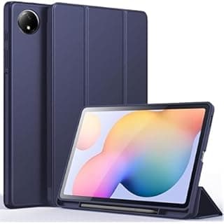 جراب متوافق مع Honor Pad X7 مقاس 8.7 بوصة 2025، أزرق كحلي، TPU، مسند قابل للطي، خاصية النوم/الاستيقاظ التلقائي، جراب نحيف وخفيف الوزن
