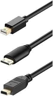 كابل Mini DisplayPort إلى HDMI، طول 6 قدم، أسود