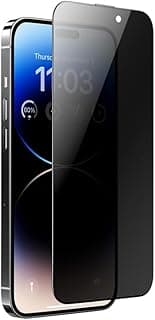 واقي شاشة زجاجي Privacy من V Volt سهل التركيب متوافق مع iPhone 17 Pro مقاوم للزيت وبصمات الأصابع يوفر وضوحًا عاليًا مع حماية الخصوصية وحجب الرؤية الجانبية