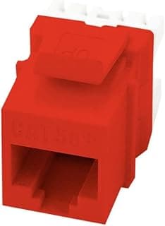 RJ45 - CAT6 قطعة واحدة عالية الجودة PVC / HGF10 - أحمر