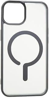 غطاء خلفي بلاستيك لهاتف ابل iPhone 13، أسود E-G-688