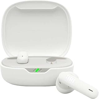 Wave Flex 2, True Wireless Bluetooth Earbuds with 40 Hours Playtime, JBL Pure Bass Sound, Smart Ambient Technology, IP54 Water and Dust Resistant, Multi-Point Connection, in White