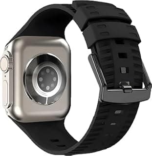 Nopatia Silicone Sport Band Compatible with Apple Watch Series 11/10/9/8/7/6/5/4/3/2/1/SE, Ultra 2/Ultra, Replacement Strap 42/44/45/46/49mm