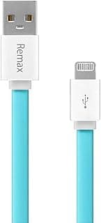 كابل USB لايتنينج لنقل البيانات RC-031i من ريماكس - ازرق وابيض