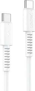 CA154 Cable 1m 60W Fast Charging and Data Transfer Durable PVC Design Type-C to Type-C Connector Compatible with Modern Devices