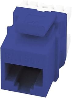 وصلة شبكة RJ45 - CAT6 قطعة واحدة عالية الجودة PVC / HGF10 - ازرق