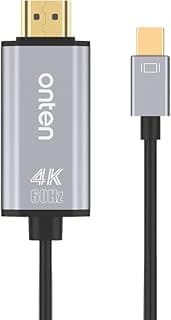 كابل OTN5130B Mini DP إلى HDMI يدعم حتى 4K Ultra HD - (رمادي، 1.8 متر، 60Hz)