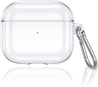 Viwind Transparent Case for Airpods Pro 2nd,Cover Case Clear Silicone Case for Airpods Pro 2 with Carabiner Keychain[Shockproof & Support Wireless Charging & LED Indicator]