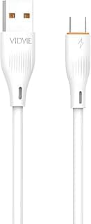 KM Technology CB4016T Charging Cable 1M TypeC - TPE Material - Durable and Supports Charging and Data Transfer Speed 2.4A - High Quality Data Cable - White