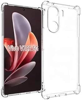 For Vivo V29e 5G Shockproof Clear Case Cover (MKP Clear 1) By Mehlggy For Vivo V29e 5G (High Quality Double Protection)