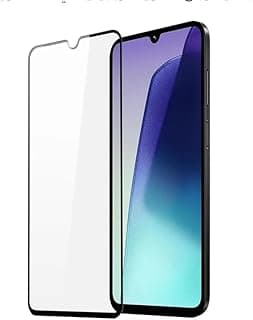 اسكرينة حماية لهاتف Honor X5C Plus، حماية كاملة للشاشة مع إطار أسود