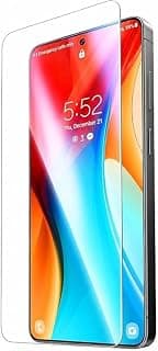 واقي شاشة لهاتف سامسونج Galaxy S24 Ultra، زجاج مقوى 9H، شفاف، تغطية كاملة، مقاوم للخدش والكسر، متوافق مع بصمة الإصبع
