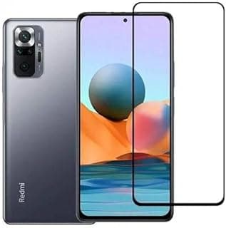 اسكرينة حماية شاشة زجاج مقوى 9H متوافقة مع Redmi Note 10 / Note 10s، شفاف HD، مضاد للبصمات، مقاوم للخدش