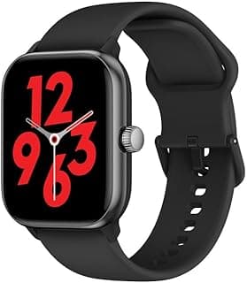 ساعة ذكية Tempus Pro مقاس 47 مم بشاشة AMOLED وإطار مستطيل، أسود