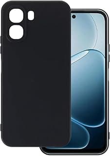 Compatible with Oppo A6X 5G Case, Soft Flexible TPU Shockproof Protective Phone Case, Scratch Resistant, Military Drop Protection (Black)