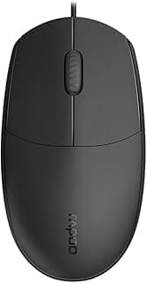 Rapoo N100C WIRED OPTICAL MOUSE BLACK