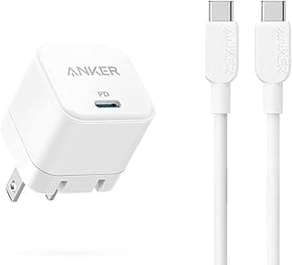 شاحن من أنكر بتقنية USB، متوافق مع الأجهزة اللوحية والهواتف الخلوية وأجهزة الألعاب والايربودز، بمنفذ واحد