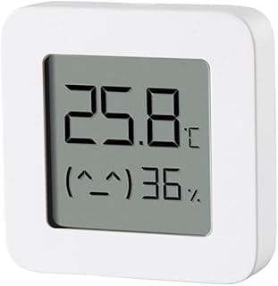 جهاز شاومي لمراقبة الحرارة والرطوبة 2، شاشة LCD 1.5 بوصة، دقة 0.1 درجة
