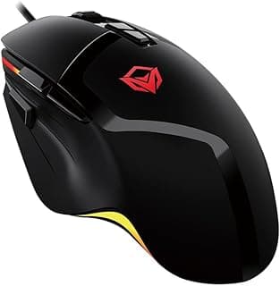 ماوس هاديس RGB احترافي للالعاب (5000 نقطة لكل بوصة) من ميشن - متوافق مع الكمبيوتر واللاب توب - G3325