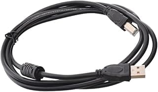 كابل طابعة USB طول 1.5 متر، أسود