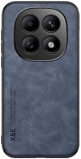 Phone case compatible with Redmi note 15 4G / 5G Skin Feel Magnetic premium pu Leather and slim soft protective Back Phone For Redmi note 15 4G / 5G (Blue)