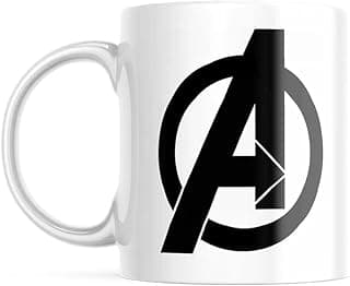 Avengers Logo Marvel Series Ceramic Coffee Mug (350 ml)