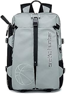 ah arctic hunter 15.6 Inch Laptop Backpack Multifunctional Outdoor Climbing Backpack Schoolbag Waterproof - Grey