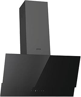 Decorative Wall mounted hood - glass Manual Control - 90 cm - Air extraction 298 m³/h - PWHI928EB
