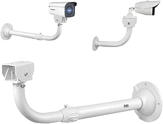 CCTV Security Camera Mount Bracket, Telescopic Adjustable Universal Camera Wall Mounting Bracket for CCTV Security Camera