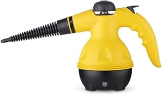 Steam Cleaner, 1000W Steam Cleaner Vacuum Handheld with Multiple Nozzles and Safety Lock, 360° Rotation for Home Use & Car - High Temperature Pressurized Cleaning for Stain Removal, A-001