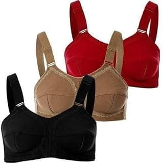 Lasso Bundle of Three Women's Bras - Comfortable and Stylish Multi color may vary 46-3/2007/46