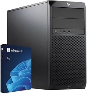 محطة عمل Z2 G4 بمعالج كور i5-8500 سداسي النواة بسرعة 4.1 جيجاهرتز بتخزين مزدوج 1 تيرابايت وهارد HDD سعة 256 جيجا وحدة تخزين SSD وذاكرة رام 8 جيجا DDR4 ومنفذ نوع سي ومنفذين عرض بويندوز 11 برو، أسود