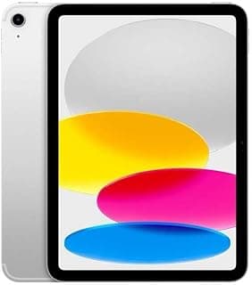 ابل ايباد بمعالج A16: شاشة 11 بوصة Liquid Retina، 256 جيجابايت، واي فاي 6 وشبكة 5G، كاميرا أمامية 12 ميجابكسل/خلفية 12 ميجابكسل، بصمة إصبع، بطارية تدوم طوال اليوم - فضي