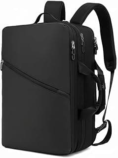 Men's 3-in-1 Multifunctional Backpack - Shoulder Bag & Handbag - 180° Open Laptop Bag with Large Capacity 10003 17inch