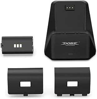 Dobe Wireless Controller Charger Dock Station Fast Charging Stand for Xbox Series S/X and Xbox one S/X Controller with Rechargeable Battery