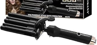 Hair Curler/3 Fingers/360 Degree Rotating Cord/Multifunctional Straightening Curling Iron