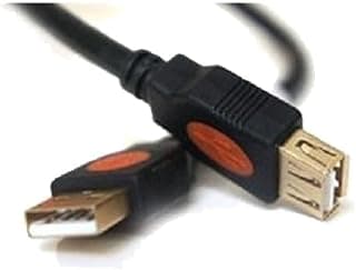 (DC012) USB Extension Cable 30cm - Black