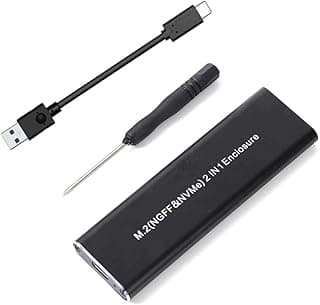 قارئ هارد SSD M.2 PCI-E خارجي من M.2 NVME الى USB 3.1 النوع سي من الجيل 2 بسرعة 10 جيجابايت في الثانية (M.2-الى-NVMe)