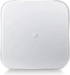 ميزان شاومي Mi الذكي لوزن الجسم بلوتوث 4.0 شاشة LED للاندرويد و iOS - أبيض