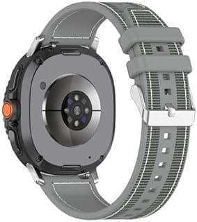 استيك ساعة هجين أنيق وعصري مصنوع من النايلون المضفر والسيليكون لسامسونج Galaxy Watch 8 مقاس 40mm 44mm/سامسونج Galaxy Watch 8 Classic مقاس 46mm. خفيف الوزن ومريح