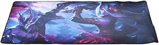 Rubber Large Rectangle Waterproof Gaming Mouse Pad Containing Non Slip Base With Girl Print Design And Comfortable play for Computer 90x40cm - Multicolor