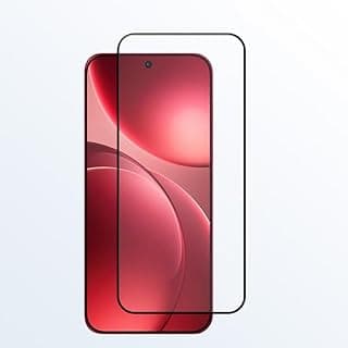 Full coverage black tempered glass screen protector with oleophobic coating, fingerprint support for Oppo Find X9 Pro - 6.78 inches