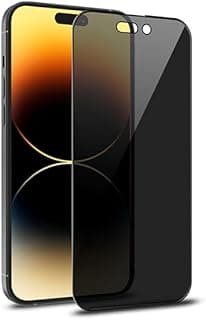 واقي شاشة زجاجي للخصوصية من V Volt متوافق مع iPhone 17 pro | مقاوم للصدمات والخدوش | مضاد لبصمات الأصابع | صلابة 9H | حماية كاملة للشاشة