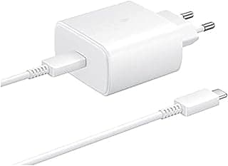 PD 45W Super Fast Charger with USB Type - C Cable 5A for for Samsung