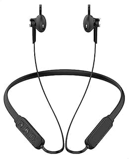 Celebra T A16 Wireless Neckband Sports In-Ear Headphones HiFi Sound Quality - Black