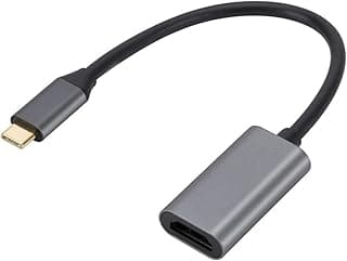 كابل من النوع سي إلى HDMI بدقة HD و4K بمنفذ USB 3.1 لأجهزة ماك بوك وكروم بوك وسامسونج وشاومي